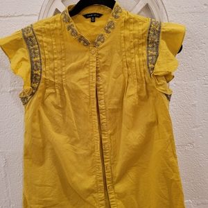 Mustard Yellow Blouse